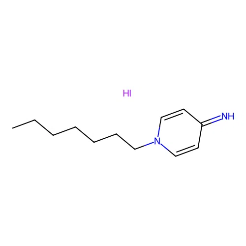 1-Heptyl-1H-pyridin-4-ylideneamine structure