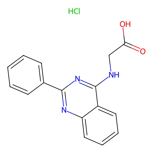 (2-Phenyl-quinazolin-4-ylamino)-acetic acid structure