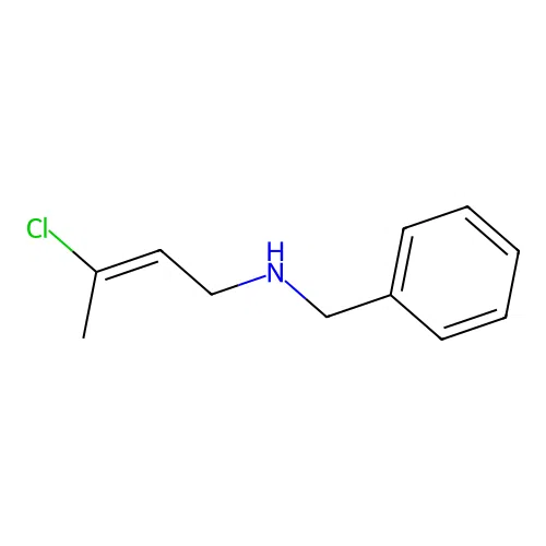 N-[(2E)-3-Chloro-2-buten-1-yl]benzenemethanamine structure