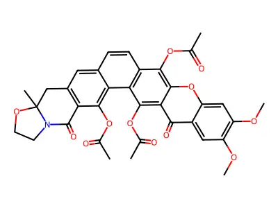Cervinomycin A1 triacetate structure