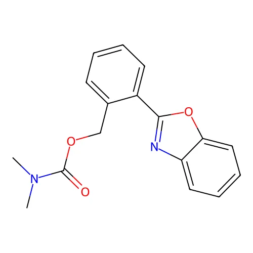 2-(1,3-Benzoxazol-2-yl)phenylmethyl N,N-dimethylcarbamate structure