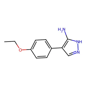 4-(4-ethoxyphenyl)-1H-pyrazol-5-amine structure