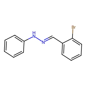 1-[(2-Bromophenyl)methylidene]-2-phenylhydrazine structure