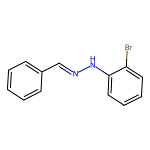Benzaldehyde, 2-(2-bromophenyl)hydrazone structure