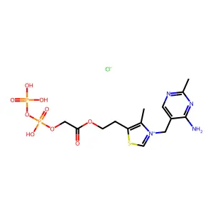 2-Acetylthiamine pyrophosphate structure