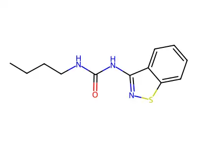 1-(1,2-Benzothiazol-3-yl)-3-butylurea structure