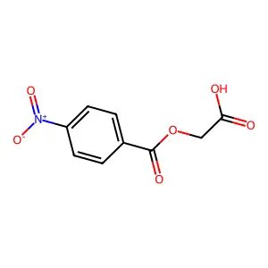 2-(4-Nitrobenzoyl)oxyacetic acid structure