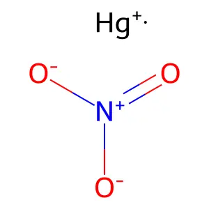 Mercurous nitrate structure