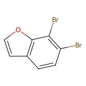 Dibromobenzofuran structure