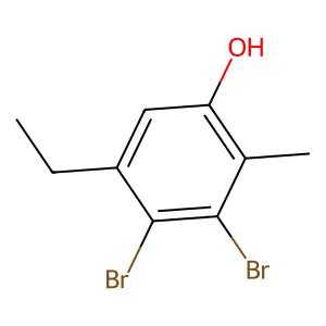 Phenol, dibromoethylmethyl- structure