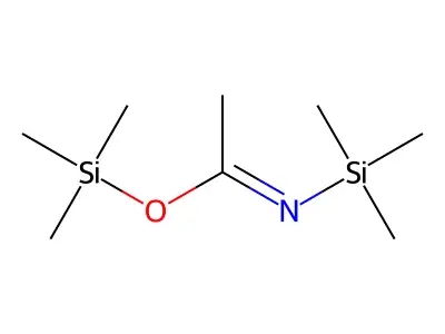 trimethylsilyl N-trimethylsilylethanimidate structure