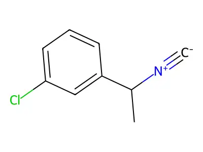 1-Chloro-3-(1-isocyanoethyl)benzene structure