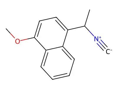 1-(1-Isocyanoethyl)-4-methoxynaphthalene structure