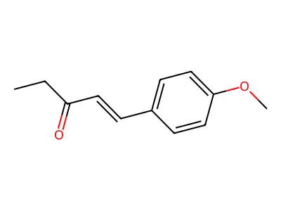 1-(4-Methoxyphenyl)-1-pentene-3-one structure