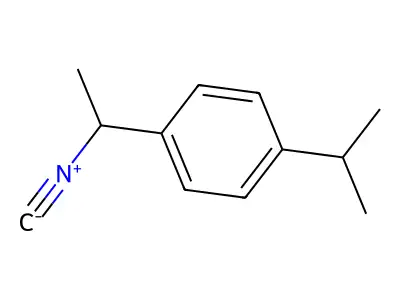 1-(1-Isocyanoethyl)-4-(propan-2-yl)benzene structure