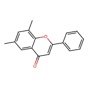 4H-1-Benzopyran-4-one,6,8-dimethyl-2-phenyl- structure