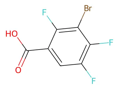3-Chloro-2,4,5-trifluorobenzoic Acid structure