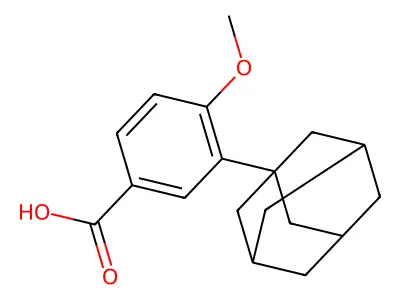 3-(1-Adamantyl)-4-methoxybenzoic acid structure