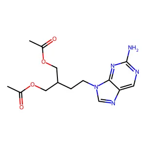 Famciclovir structure