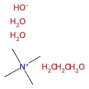 Tetramethylammonium Hydroxide Pentahydrate structure