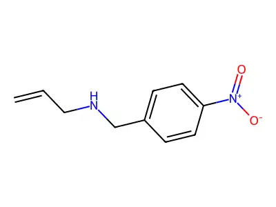 4-Nitro-N-2-propen-1-ylbenzenemethanamine structure
