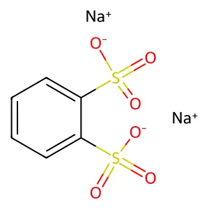 1,2-benzenedisulfonic acid, disodium salt structure