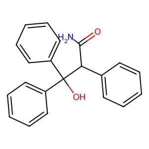 Hydracrylamide, 2,3,3-triphenyl- structure