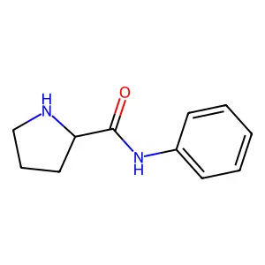 (2R)-N-phenylpyrrolidine-2-carboxamide structure