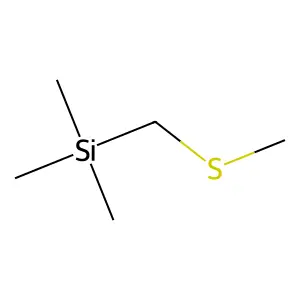 Silane, trimethyl(methylthio)methyl- structure