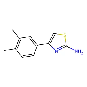 4-(3,4-Dimethylphenyl)-1,3-thiazol-2-amine structure