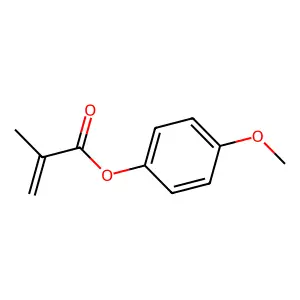 4-Methoxyphenyl methacrylate structure