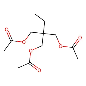 Trimethylolpropane triacetate structure