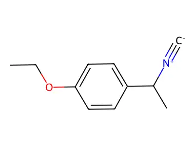 1-Ethoxy-4-(1-isocyanoethyl)benzene structure