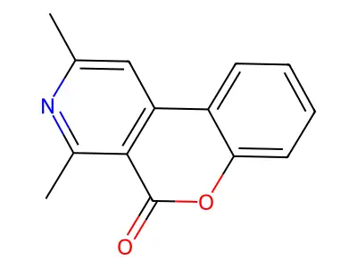 2,4-Dimethylchromeno[3,4-c]pyridin-5-one structure