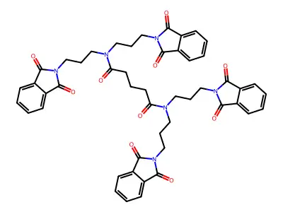 N1,N1,N5,N5-Tetrakis(3-(1,3-dioxoisoindolin-2-yl)propyl)glutaramide structure