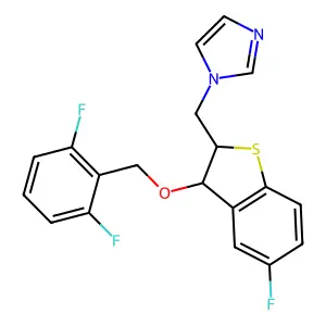 Cisconazole structure