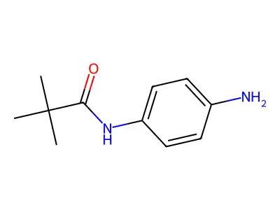 N-(4-aminophenyl)-2,2-dimethylpropanamide structure