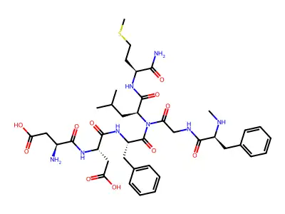substance P (5-11), Asp(5,6)-MePhe(8)- structure