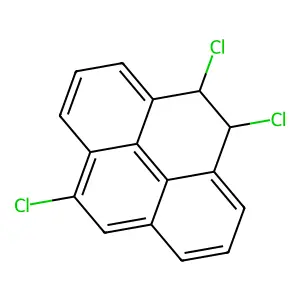 4,5,9-Trichloro-4,5-dihydropyrene structure