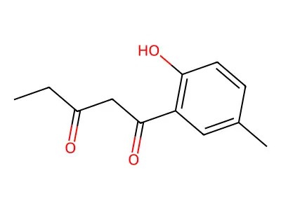 1-(2-Hydroxy-5-methylphenyl)-1,3-pentanedione structure