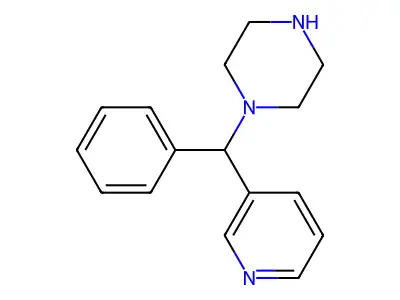 1-(Phenylpyridin-3-ylmethyl)piperazine structure