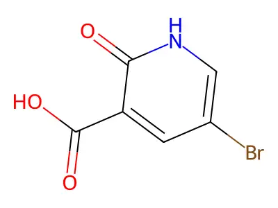 5-Bromo-1,2-dihydro-2-oxo-3-pyridinecarboxylic acid structure