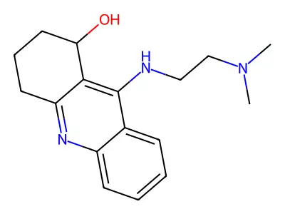1-Acridinol, 1,2,3,4-tetrahydro-9-((2-(dimethylamino)ethyl)amino)- structure