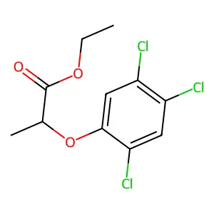 Ethyl 2-(2,4,5-trichlorophenoxy)propionate structure