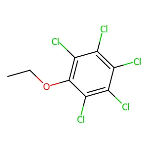 Pentachlorophenetole structure