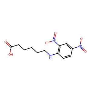 Dinitrophenyl-epsilon-aminocaproic acid structure