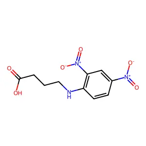 DNP-gamma-aminobutyric acid structure