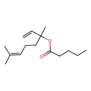 Linalyl valerate structure