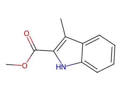 Methyl 3-methyl-1H-indole-2-carboxylate structure
