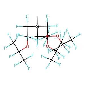 Tris(perfluoro(2-isopropoxyethyl))-methylsilane structure
